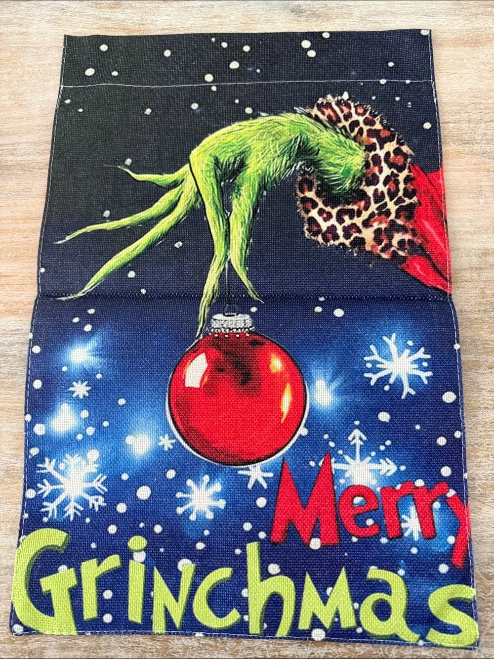 Holiday 'Merry Grinchmas' Garden Flag - 18x12